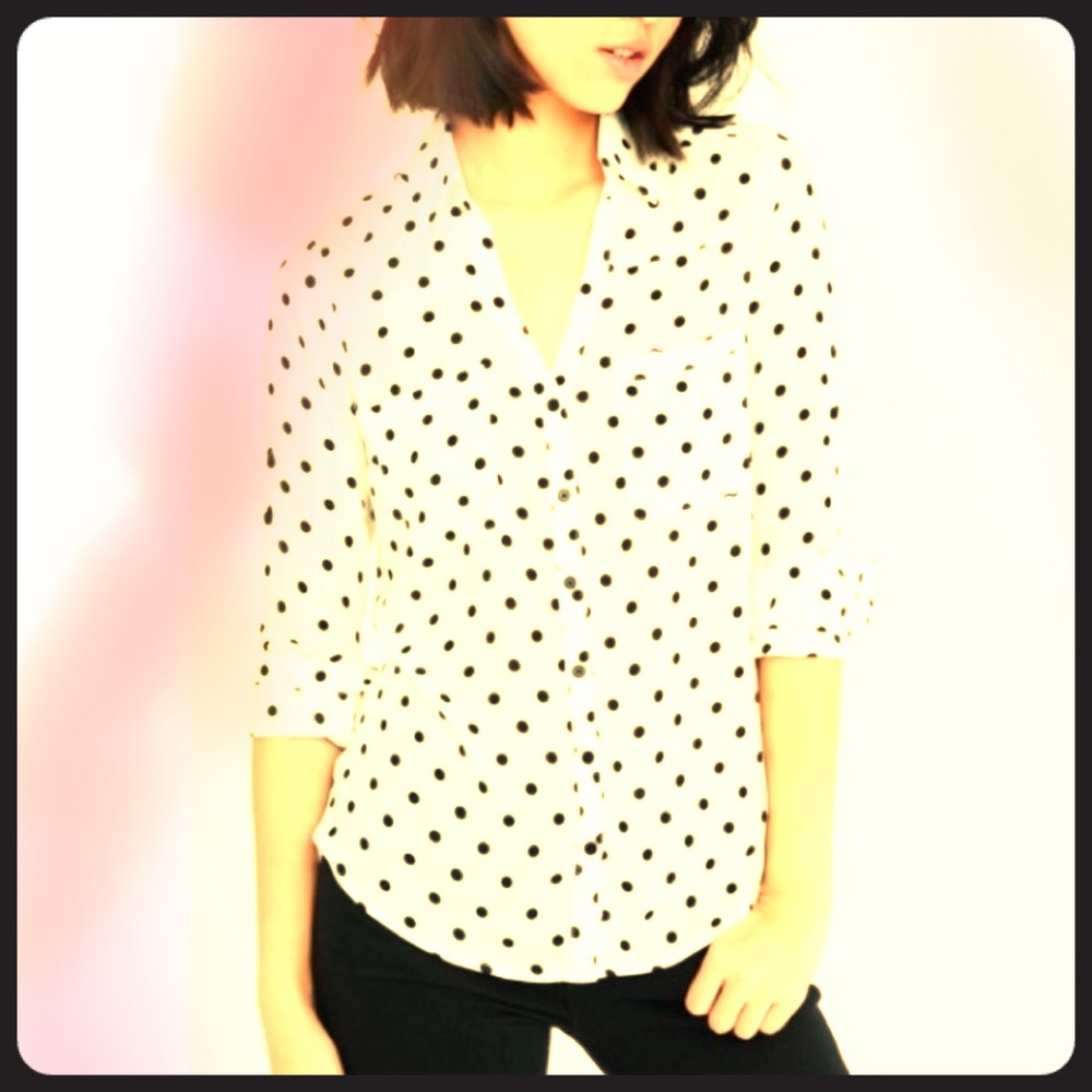 Express Portofino button up office work interview